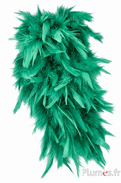 Boa in veren cock - 10 cm - smaragd